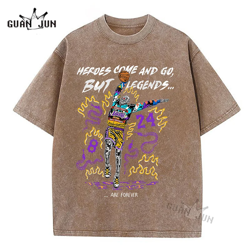 Washed T-shirt Men Graphic Tees Unisex Oversized Tops Basketball Printed Vintage 90s T Shirt Man Streetwear Short Sleeve T-shirt
Washed T-shirt Men Graphic Tees Unisex Oversized Tops Basketball Printed Vintage 90s T Shirt Man Streetwear Short Sleeve T-shirt
