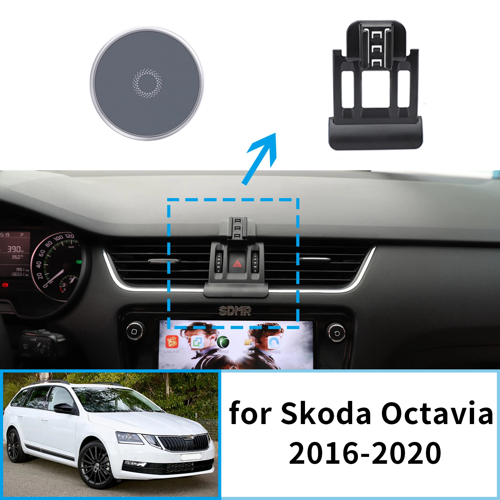 fit for Skoda Octavia 2 Octavia 3 2016-2020 Screen Base Phone Holder Mount Secure Clip Car accessoires
fit for Skoda Octavia 2 Octavia 3 2016-2020 Screen Base Phone Holder Mount Secure Clip Car accessoires