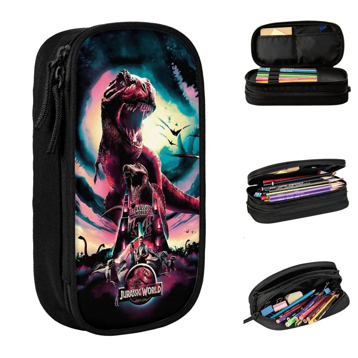 Jurassic World Dinosaur Movie Pencil Case Fashion Pen Bag Girls Boys Big Capacity Students School Gifts Pencil Pouch
Jurassic World Dinosaur Movie Pencil Case Fashion Pen Bag Girls Boys Big Capacity Students School Gifts Pencil Pouch