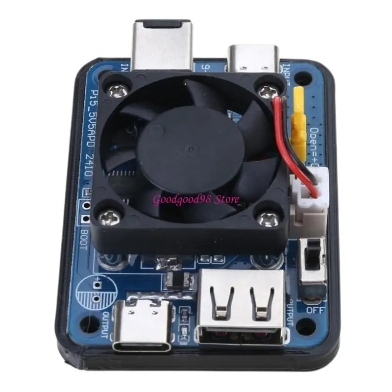 Модуль питания 5V5A PD для RPi 5, вход PD, широкий вход напряжения, несколько интерфейсов
Модуль питания 5V5A PD для RPi 5, вход PD, широкий вход напряжения, несколько интерфейсов