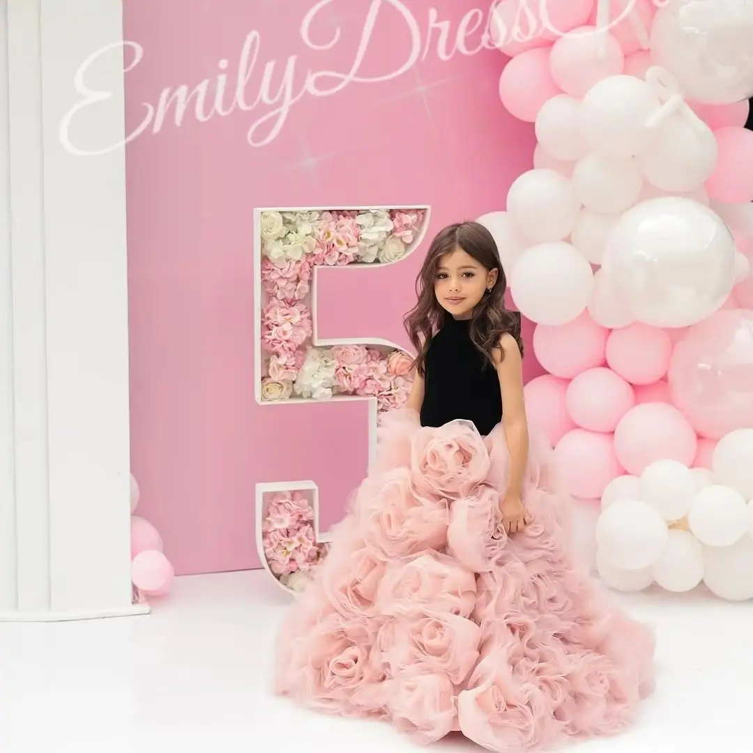 Customized 2026 Spring Flower Girl Dress For Wedding Pink Tulle Puffy Luxury Kids Pageant Birthday Party First Communion Gown
Customized 2026 Spring Flower Girl Dress For Wedding Pink Tulle Puffy Luxury Kids Pageant Birthday Party First Communion Gown
