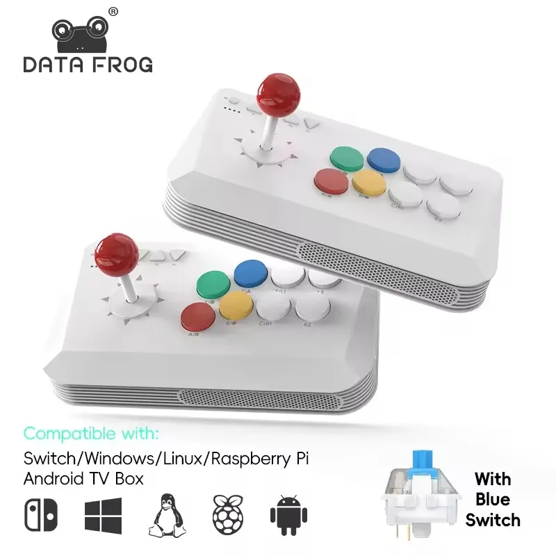 Game Arcade Keyboard Wireless Controller for Street Fighter Retro Video Game Consoles Compatible with PC/Android/IOS
Game Arcade Keyboard Wireless Controller for Street Fighter Retro Video Game Consoles Compatible with PC/Android/IOS