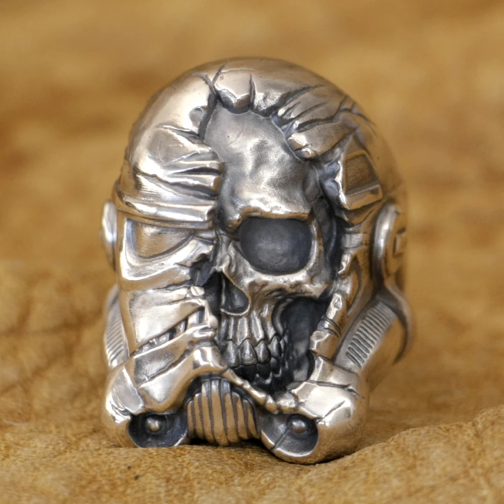 Кольцо из стерлингового серебра 925 пробы с половиной лица, белый воин, панк-кольцо TK311, размер США 8 ~ 15
Кольцо из стерлингового серебра 925 пробы с половиной лица, белый воин, панк-кольцо TK311, размер США 8 ~ 15