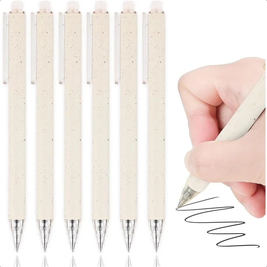 Gel Pens 6 Pcs 0.5mm Black Ink Pens Fine Point Aesthetic Pens Smooth Writing Pen Cute Office School plies Gifts for Women Men
Gel Pens 6 Pcs 0.5mm Black Ink Pens Fine Point Aesthetic Pens Smooth Writing Pen Cute Office School plies Gifts for Women Men