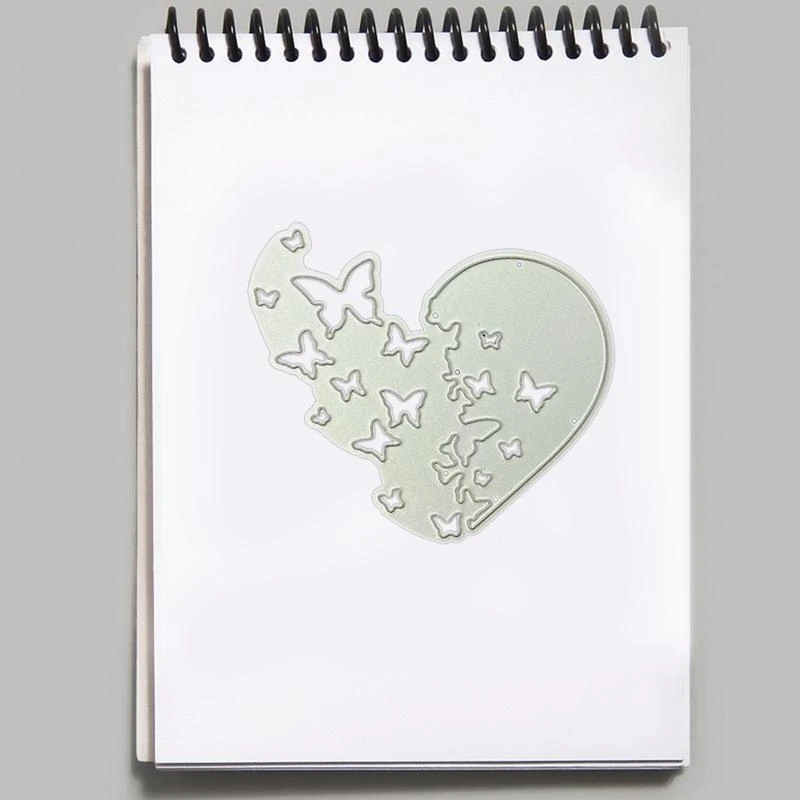 Decorative Heart Cutting Dies Die Cuts for Butterfly DIY Craft Embossing Tool for Handbook Paper Craft Stamps Card
Decorative Heart Cutting Dies Die Cuts for Butterfly DIY Craft Embossing Tool for Handbook Paper Craft Stamps Card