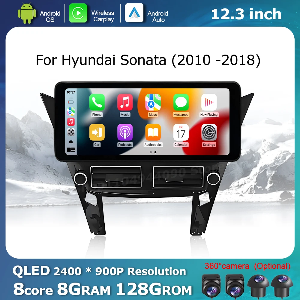 Android OS QLED Car Touch Display Screen for Hyundai Sonata 2010 - 2018 Multimedia Radio Player DSP Stereo GPS Navi WiFi Carplay
Android OS QLED Car Touch Display Screen for Hyundai Sonata 2010 - 2018 Multimedia Radio Player DSP Stereo GPS Navi WiFi Carplay