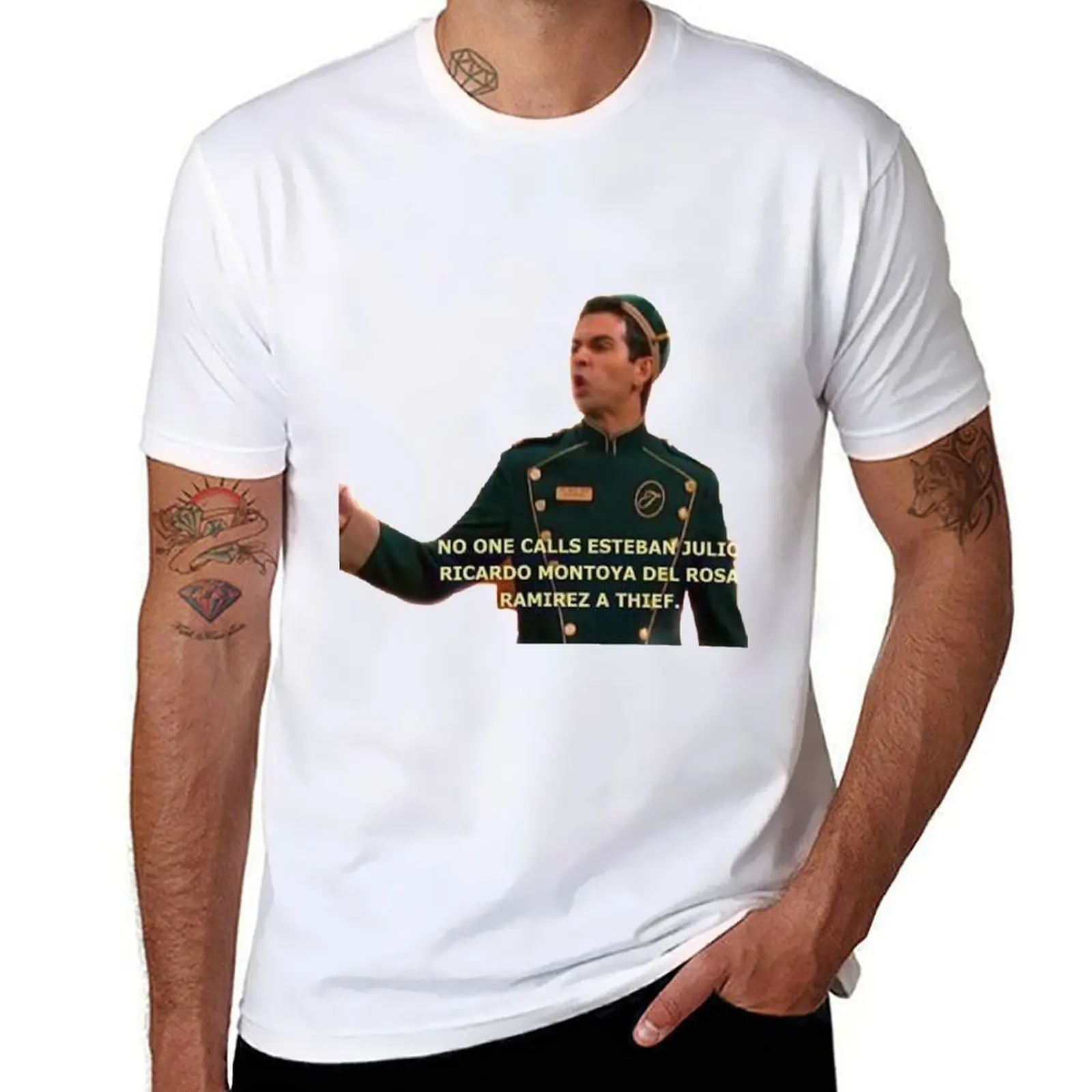 Esteban from Zack and Cody Sticker T-Shirt Basic Solid Color Casual Tee Shirt
Esteban from Zack and Cody Sticker T-Shirt Basic Solid Color Casual Tee Shirt