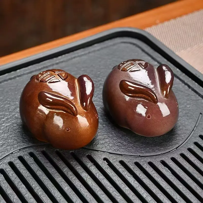 1 PCS Color-Changing When Heated, Decoration Ornaments Color-Changing Tea Pet White Rabbit Golden Rabbit Tea Table Accessories
1 PCS Color-Changing When Heated, Decoration Ornaments Color-Changing Tea Pet White Rabbit Golden Rabbit Tea Table Accessories