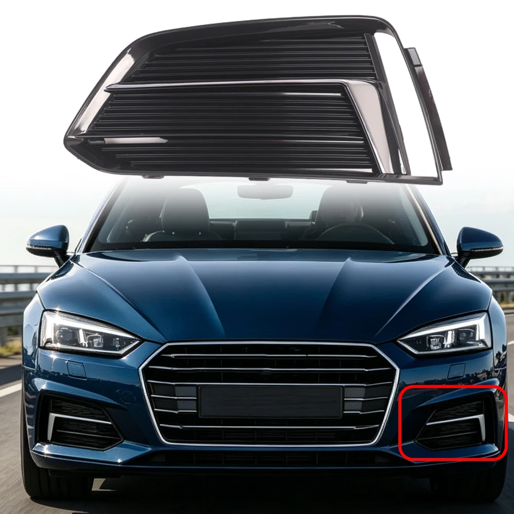 Chrome Car Front Bumper Air Guide Grille Cover Left / Right For Audi A5 S5 F5 pre-facelift 2017 2018 2019 8W6807681MRN4
Chrome Car Front Bumper Air Guide Grille Cover Left / Right For Audi A5 S5 F5 pre-facelift 2017 2018 2019 8W6807681MRN4
