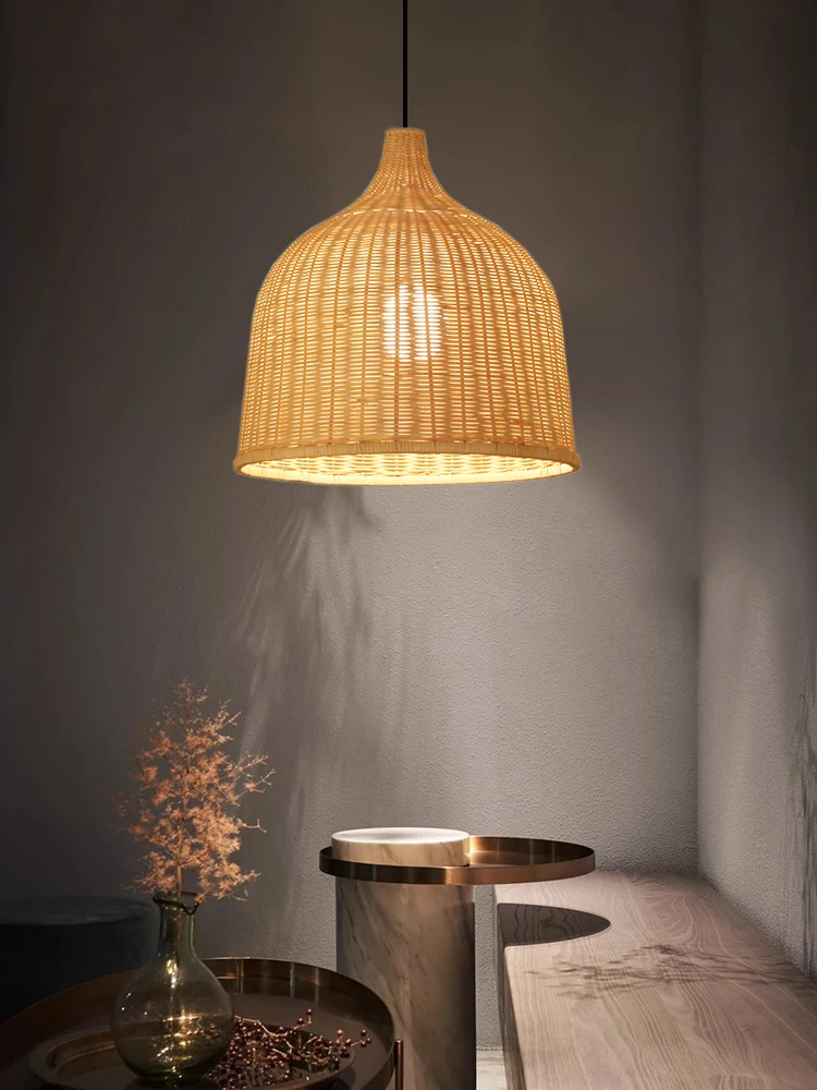 Hand Knitted Chinese Style Weaving Hanging Lamps D35cm Restaurant Home Decor Lighting Fixtures Bamboo Pendant Lamp
Hand Knitted Chinese Style Weaving Hanging Lamps D35cm Restaurant Home Decor Lighting Fixtures Bamboo Pendant Lamp