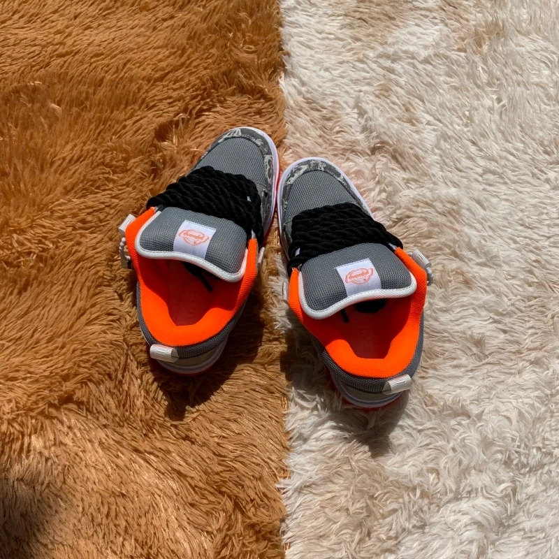 Men's Casual Sports Board Shoes | Gray-Orange Color Block Jacquard Upper | Full Sizes 36-48 | Breathable Comfortable Streetwear
Men's Casual Sports Board Shoes | Gray-Orange Color Block Jacquard Upper | Full Sizes 36-48 | Breathable Comfortable Streetwear