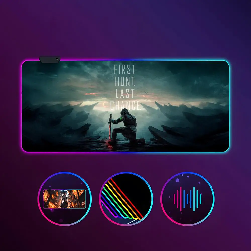 Predator Badlands Mouse Pad RGB Luminous 900X400mm Large Table Mat Non-slip Extra Large Game Office Mouse Pad
Predator Badlands Mouse Pad RGB Luminous 900X400mm Large Table Mat Non-slip Extra Large Game Office Mouse Pad