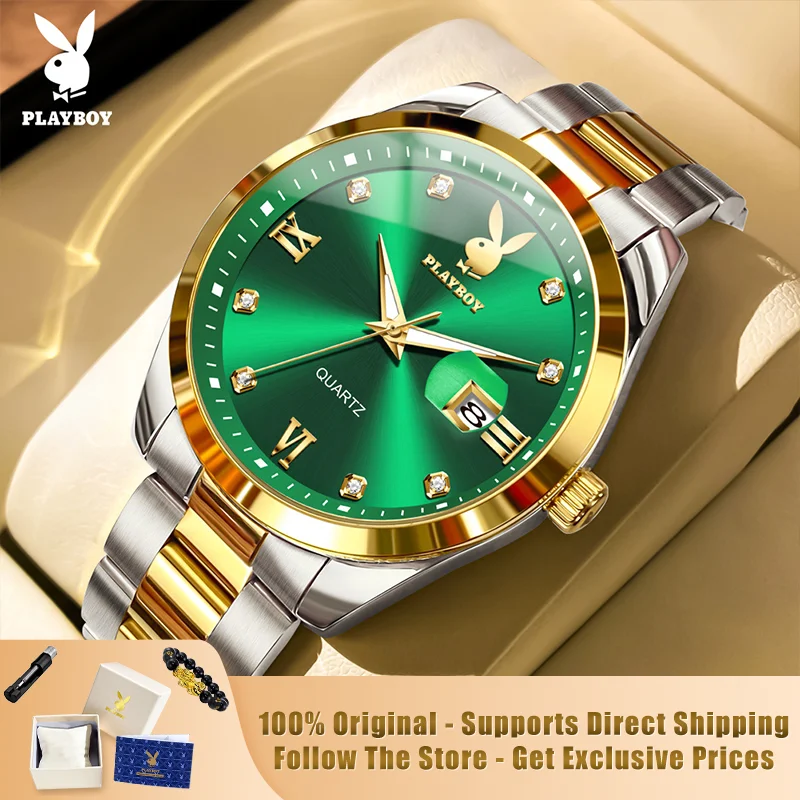 PLAYBOY 3503 Brand original authentic watches for man luxury Gift Box Steel band calendar quartz men's watch couple
PLAYBOY 3503 Brand original authentic watches for man luxury Gift Box Steel band calendar quartz men's watch couple