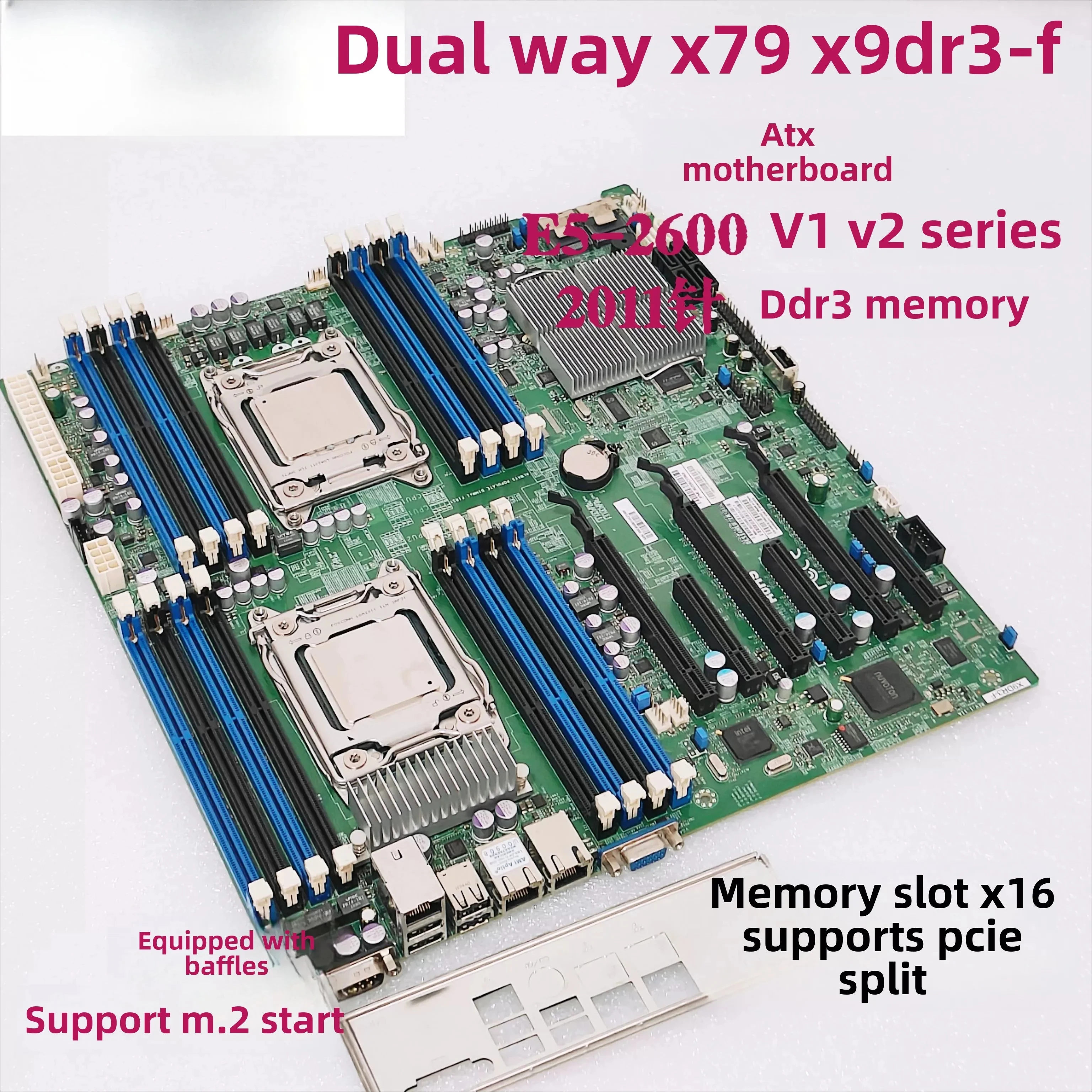 X10DRL-I X10DRI DAI E5 V3V4 home silent E-ATX Dual X99 main board Disassembly main board
X10DRL-I X10DRI DAI E5 V3V4 home silent E-ATX Dual X99 main board Disassembly main board