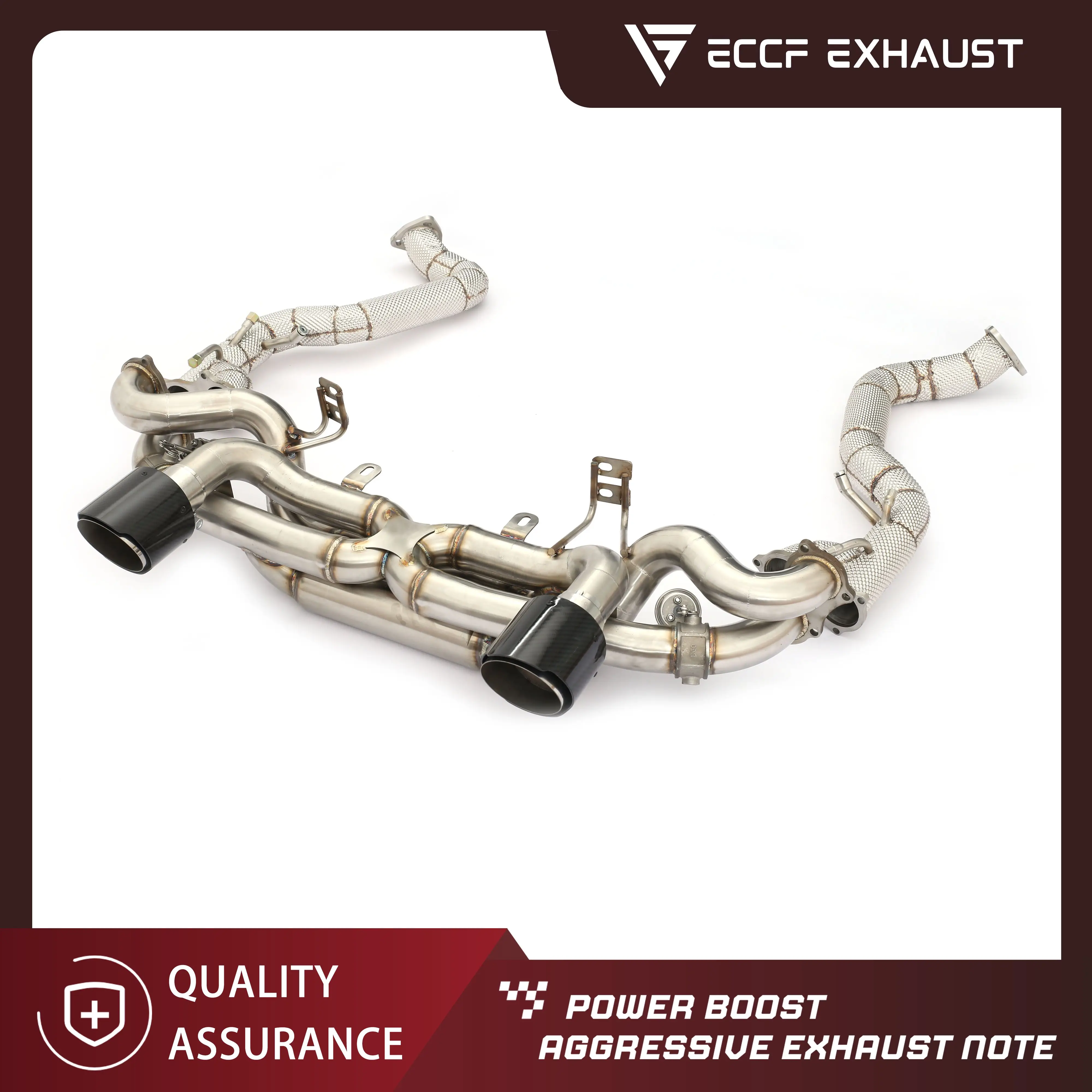 ECCF Valvetronic Full Exhaust For Porsche 718 Spyder GT4 GTS Aggressive Exhaust Sound Performance Upgrade Easy Installation
ECCF Valvetronic Full Exhaust For Porsche 718 Spyder GT4 GTS Aggressive Exhaust Sound Performance Upgrade Easy Installation