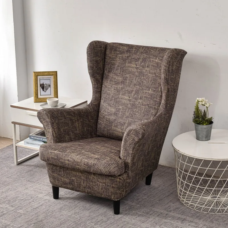 MECEROCK Wingback Chair Cover Stretch Armchair Cover Geometric Printed Furniture Protector For Living Room
MECEROCK Wingback Chair Cover Stretch Armchair Cover Geometric Printed Furniture Protector For Living Room