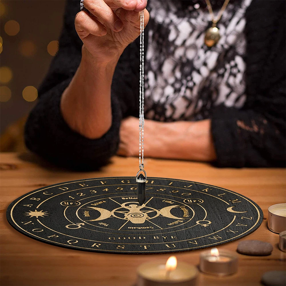 15cm Black Star and Moon Round Wooden Plate Yes or No Decision Plate Divination Pieces Home Wall Hanging Witch Party Game Props
15cm Black Star and Moon Round Wooden Plate Yes or No Decision Plate Divination Pieces Home Wall Hanging Witch Party Game Props