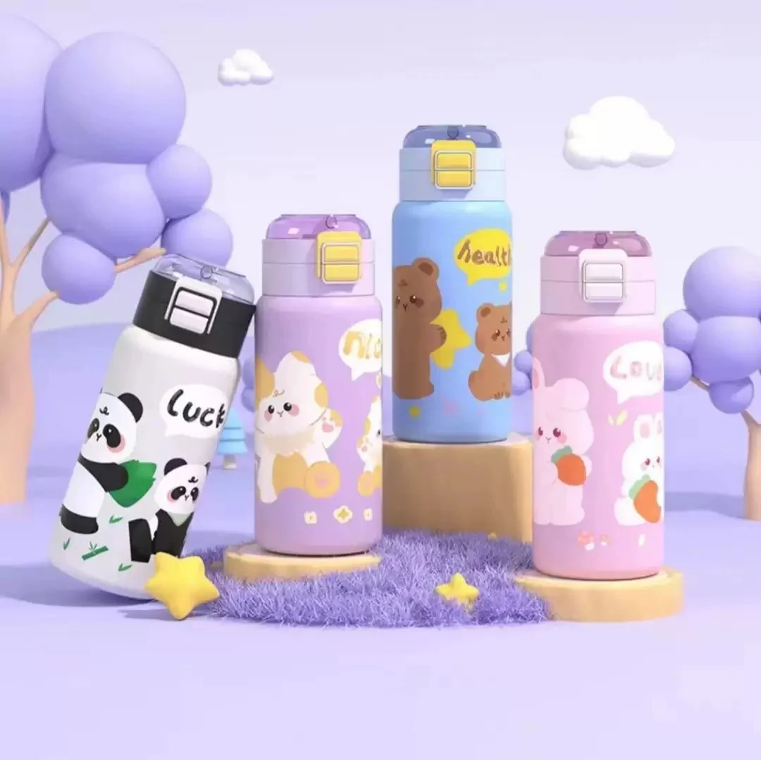 520ML Cute Kids Insulated Water Bottle for Girls Stainless Steel Thermos Bottle For Child School Leakproof Thermal Mug BPA Free
520ML Cute Kids Insulated Water Bottle for Girls Stainless Steel Thermos Bottle For Child School Leakproof Thermal Mug BPA Free