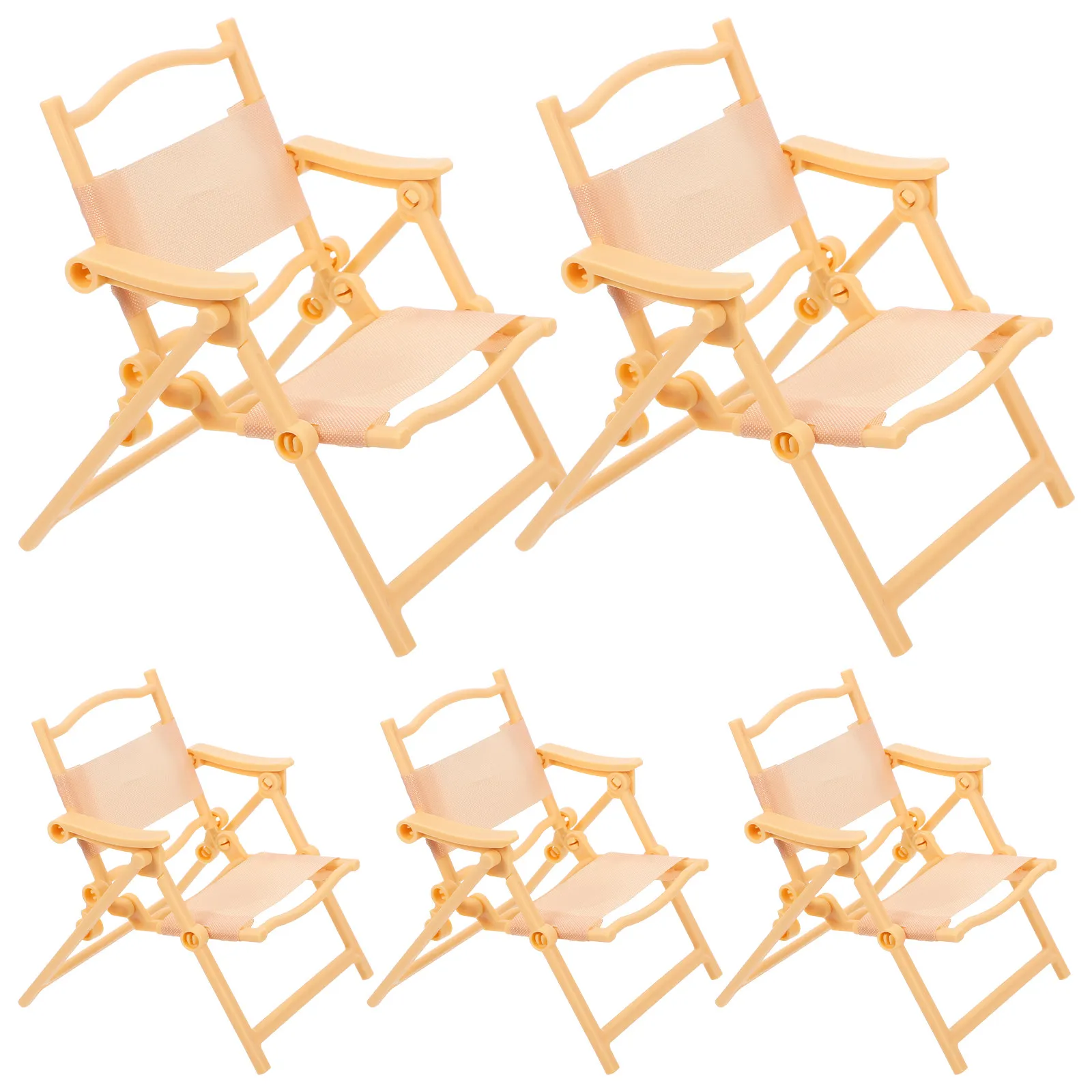 5Pcs Miniature Folding Beach Chairs Plastic Small Recliner Accessories for Indoor Outdoor Scene Craft Micro Landscape Camping
5Pcs Miniature Folding Beach Chairs Plastic Small Recliner Accessories for Indoor Outdoor Scene Craft Micro Landscape Camping