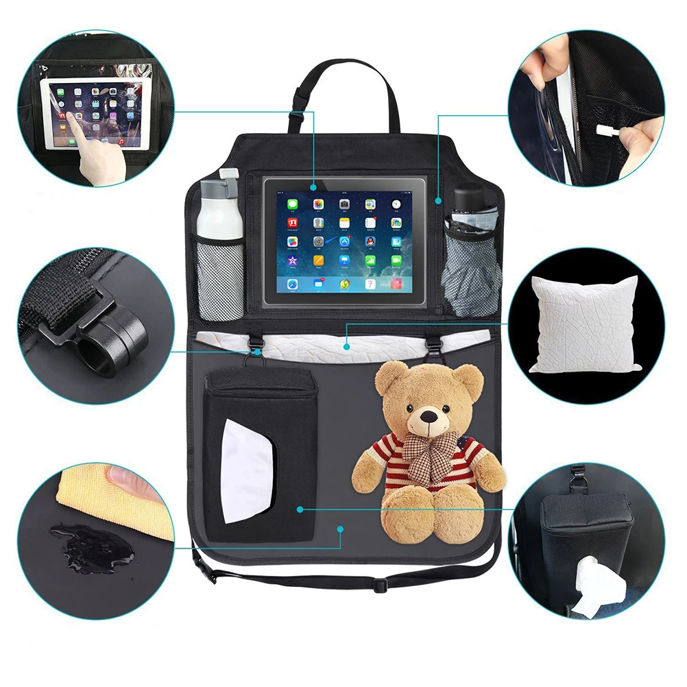 Car Seat Back Storage Bag Waterproof Oxford Cloth PU Bottle Holder ganizer Multifunctional Car Accessories Food Drink
Car Seat Back Storage Bag Waterproof Oxford Cloth PU Bottle Holder ganizer Multifunctional Car Accessories Food Drink