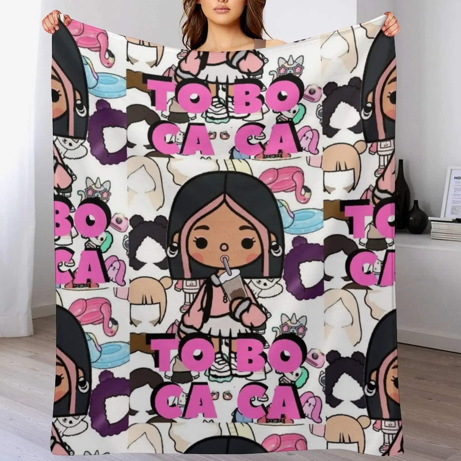 Toca Boca Throw Blanket Personalized Gift Nap Thin Hairy Blankets
Toca Boca Throw Blanket Personalized Gift Nap Thin Hairy Blankets