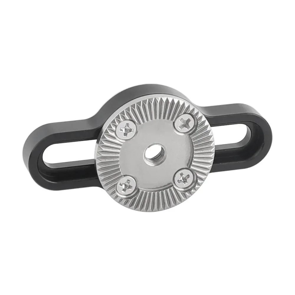 Adjustable ARRI Rosette Connecting Mount Adapter With M6 Female Thread 1/4inch Mounting Groove Both Sides For Camera Cage
Adjustable ARRI Rosette Connecting Mount Adapter With M6 Female Thread 1/4inch Mounting Groove Both Sides For Camera Cage