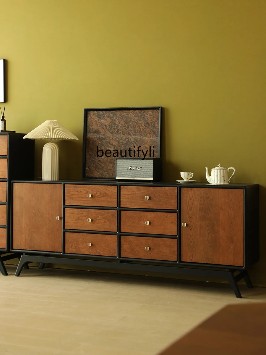 Sideboard Cabinet Vintage Dining Room Locker Living Room Storage Cabinet Chest of Drawers Household Solid Wood
Sideboard Cabinet Vintage Dining Room Locker Living Room Storage Cabinet Chest of Drawers Household Solid Wood
