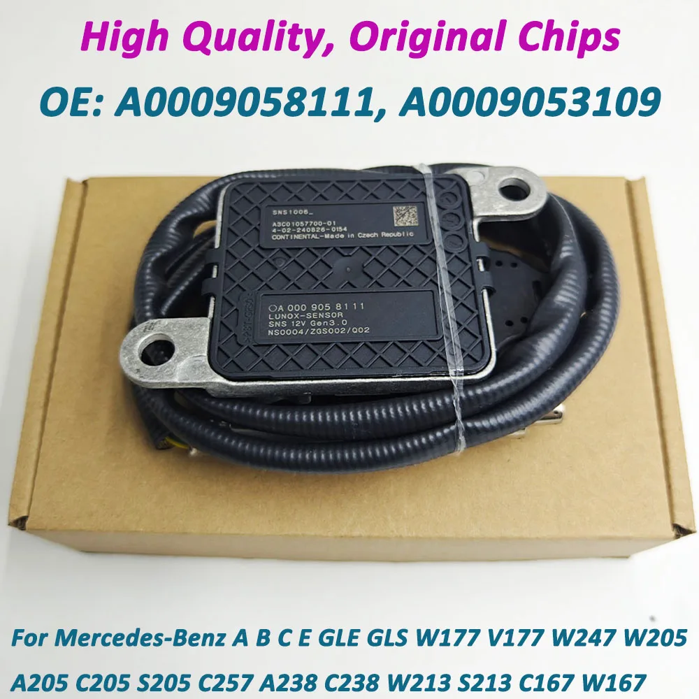 Высококачественный A0009058111 A0009053109 0009058111 Датчик Nox для Mercedes-Benz A B C E GLE GLS W177 V177 W247 W205 A205 C205 S205
Высококачественный A0009058111 A0009053109 0009058111 Датчик Nox для Mercedes-Benz A B C E GLE GLS W177 V177 W247 W205 A205 C205 S205