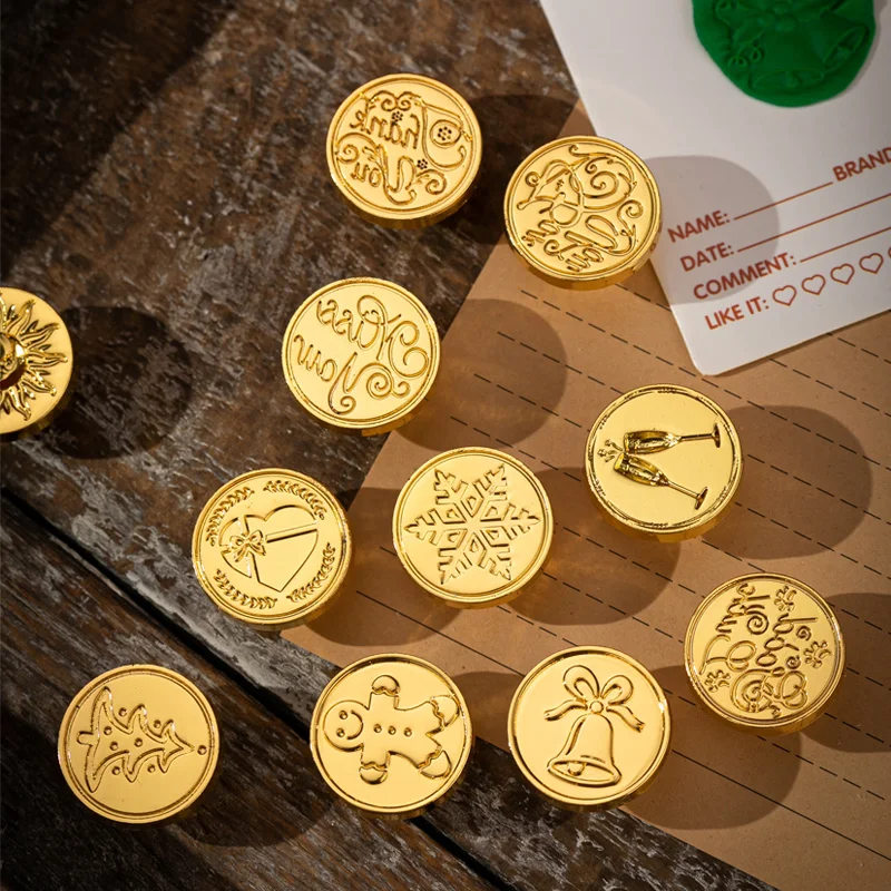 European Christmas Series Wax Stamps Embossed Design Invitation Envelope Seal Wax Stamp Gift Snowman Wax Seal
European Christmas Series Wax Stamps Embossed Design Invitation Envelope Seal Wax Stamp Gift Snowman Wax Seal