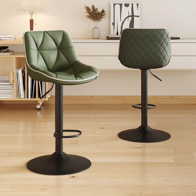 Comfortable modern faux leather outdoor bar stool with adjustable height 360 degree rotation
Comfortable modern faux leather outdoor bar stool with adjustable height 360 degree rotation