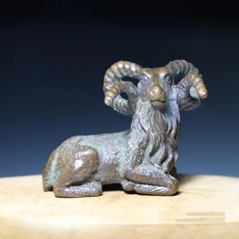 China Dynasty Folk Collect Old Antique Red Copper Goat Sheep Small Statue 5CM
China Dynasty Folk Collect Old Antique Red Copper Goat Sheep Small Statue 5CM