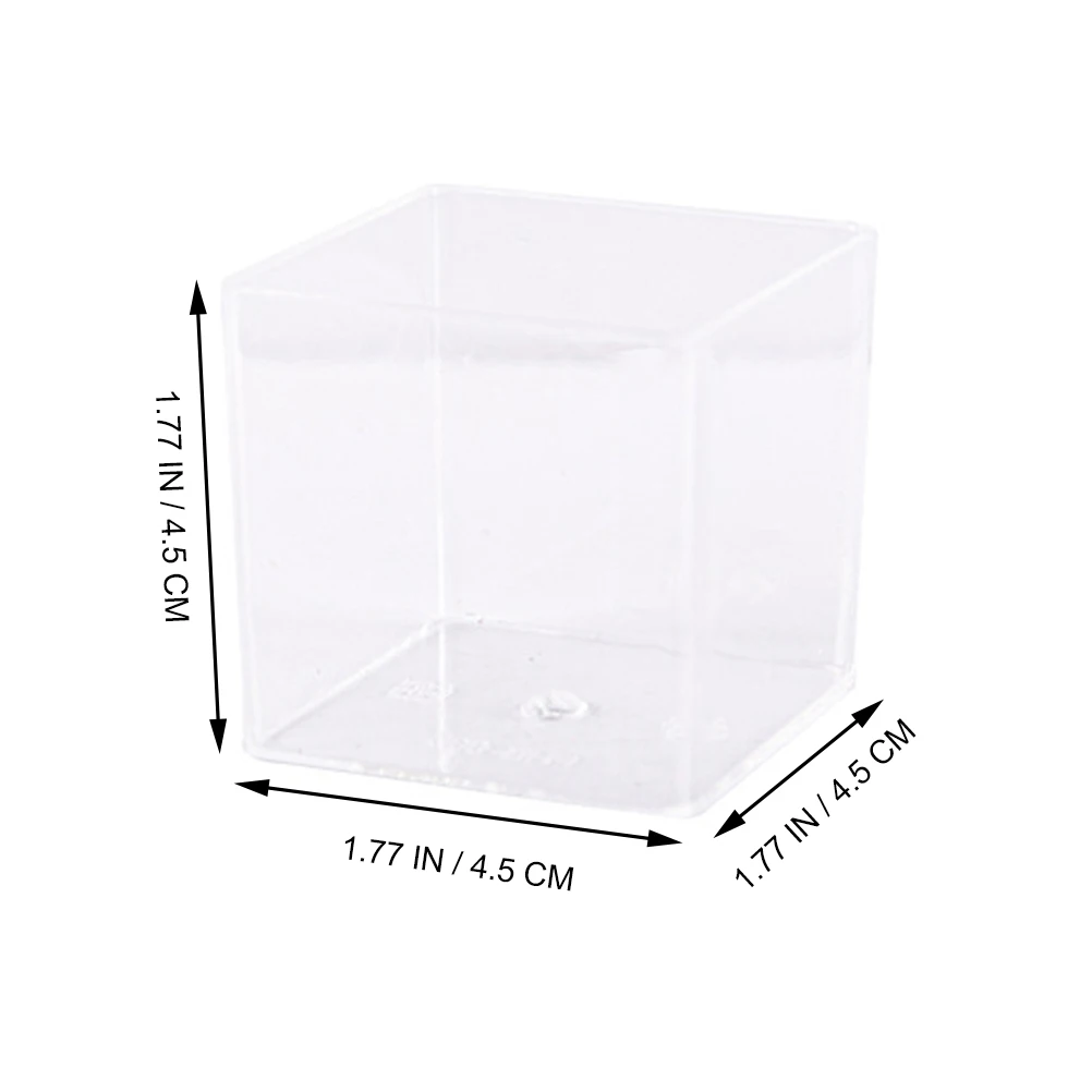 30 Pcs Square Transparent Pudding Cups Mousse Transparent Pudding Cups Dessert Containers Reusable PP Kitchen Supplies
30 Pcs Square Transparent Pudding Cups Mousse Transparent Pudding Cups Dessert Containers Reusable PP Kitchen Supplies