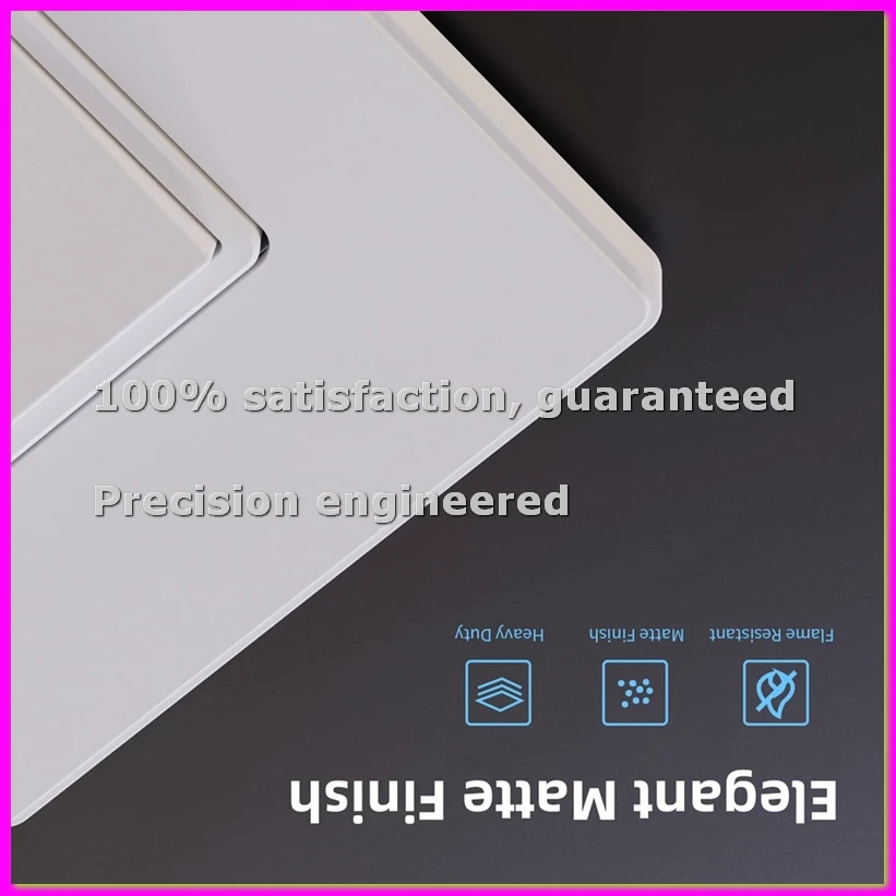 Матовый белый однополюсный декоративный выключатель света 15А, 120-277В, замена нажимного выключателя, настенный выключатель Вкл/Выкл, 10 штук - AD23
Матовый белый однополюсный декоративный выключатель света 15А, 120-277В, замена нажимного выключателя, настенный выключатель Вкл/Выкл, 10 штук - AD23