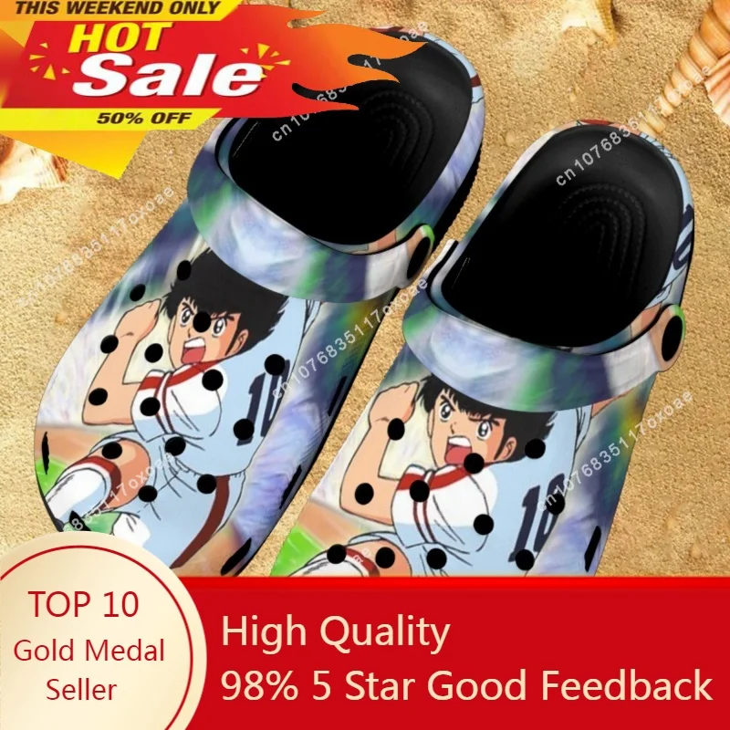 Captain Tsubasa Anime Cartoon Women Slippers Hole Shoes Summer Outdoor Soft Sole Sandals Female Breathable Home Couple Slides
Captain Tsubasa Anime Cartoon Women Slippers Hole Shoes Summer Outdoor Soft Sole Sandals Female Breathable Home Couple Slides