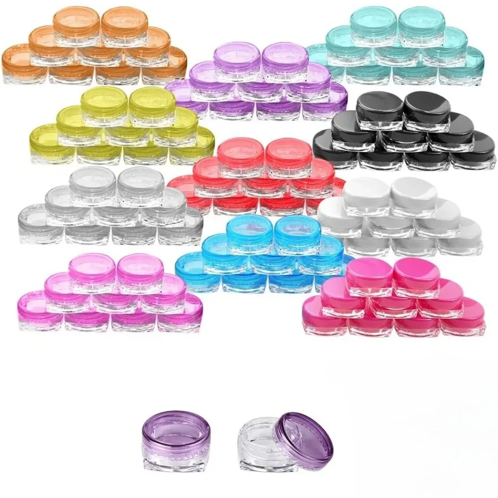 100PCS 3/5g Square Bottom Empty Cream Makeup Cosmetic Containers Mini Travel Jars for Creams Lipstick Jewelry Storage Bottle Jar
100PCS 3/5g Square Bottom Empty Cream Makeup Cosmetic Containers Mini Travel Jars for Creams Lipstick Jewelry Storage Bottle Jar