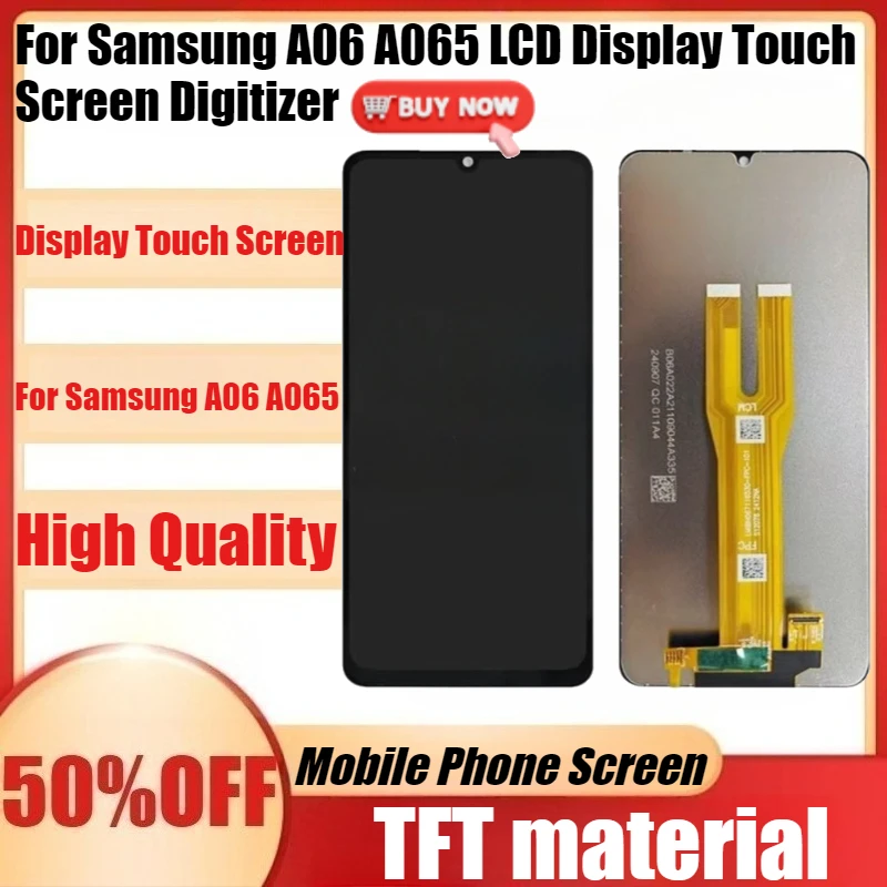 New TFT For Samsung A06 A065 LCD Display Touch Screen Digitizer For Samsung A06 A065F Replacement
New TFT For Samsung A06 A065 LCD Display Touch Screen Digitizer For Samsung A06 A065F Replacement