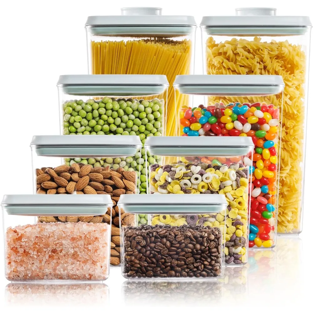 8 Pack Kitchen Storage Containers, BPA-Free Pantry with Lids Airtight, Food Storage Container
8 Pack Kitchen Storage Containers, BPA-Free Pantry with Lids Airtight, Food Storage Container