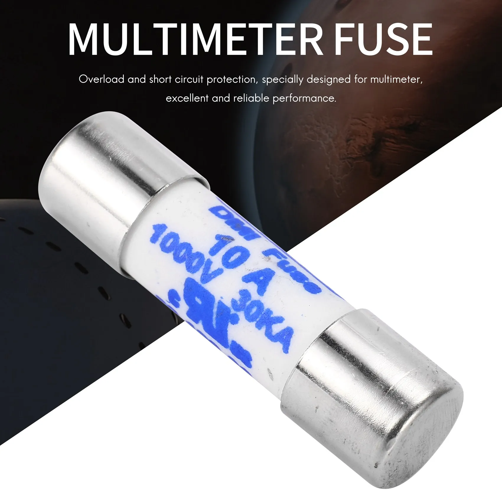 N82R Multimeter 10 X 38Mm 1000V 10A Cylinder Fuse White
N82R Multimeter 10 X 38Mm 1000V 10A Cylinder Fuse White