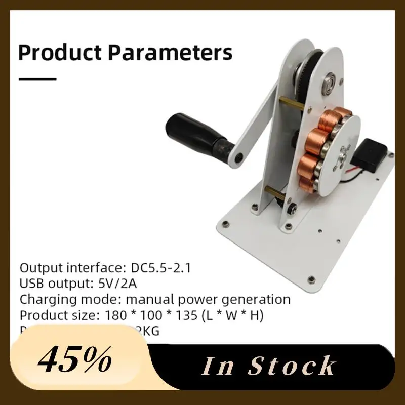 A60Z Top Hand Crank Generator USB Emergency Charging 12V Permanent Magnet Small Power Generator For Outdoor Camping
A60Z Top Hand Crank Generator USB Emergency Charging 12V Permanent Magnet Small Power Generator For Outdoor Camping
