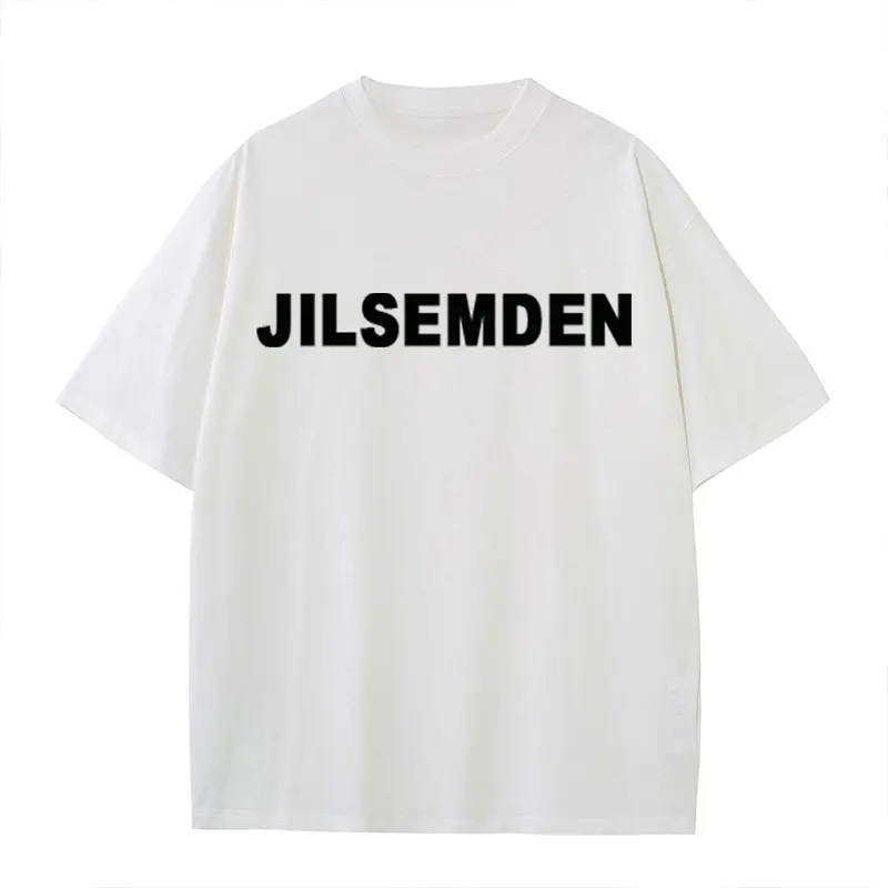 JIL SEMDEN brand men's and women's printed T-shirt loose casual top couple minimalist style high quality 100% pure cotton
JIL SEMDEN brand men's and women's printed T-shirt loose casual top couple minimalist style high quality 100% pure cotton