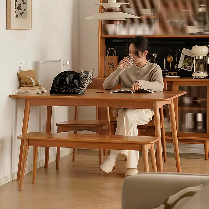 Обеденный стол из массива дерева в скандинавском стиле, простой домашний стол, изысканный элегантный дизайн, мебель для дома Sense Muebles Para El Hogar 
Обеденный стол из массива дерева в скандинавском стиле, простой домашний стол, изысканный элегантный дизайн, мебель для дома Sense Muebles Para El Hogar