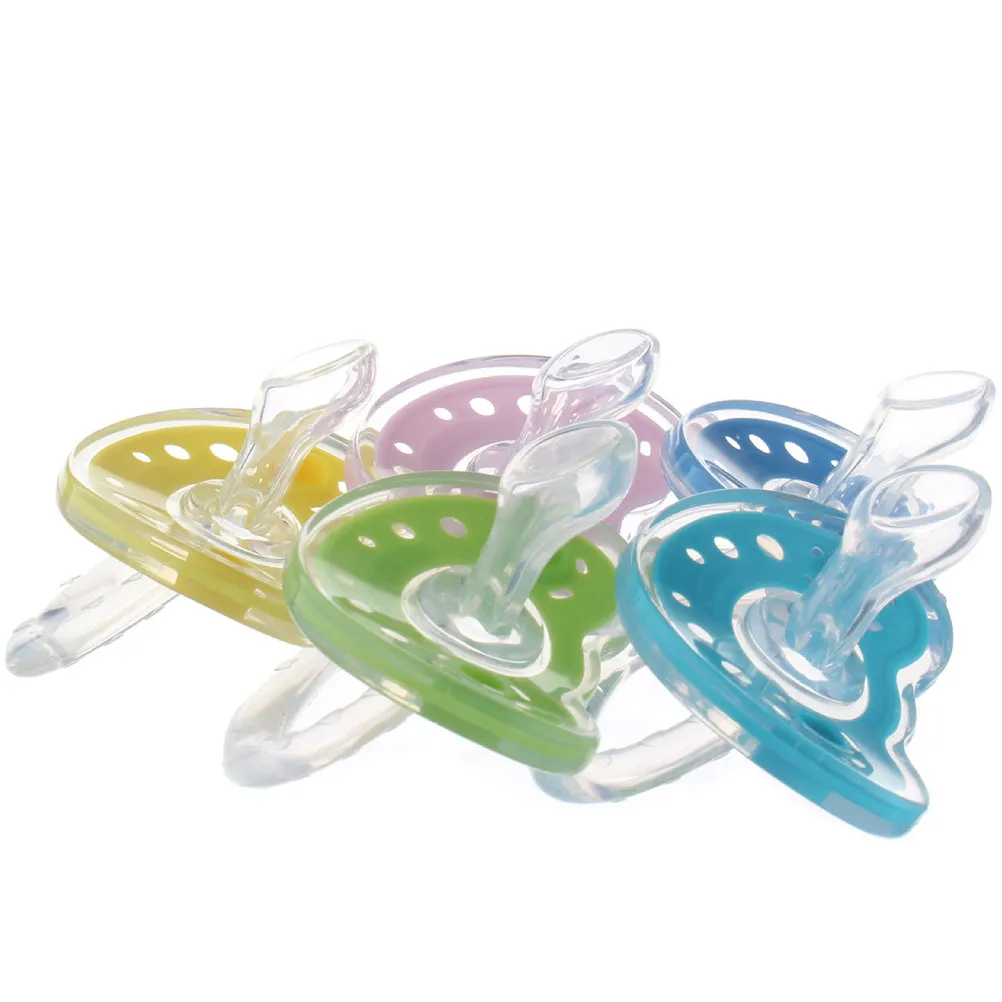 5Pcs Infant Pacifier Silicone Baby Soother Mini Portable Eco Friendly Soft Nipples for Breastfeed Simulation Brain Development
5Pcs Infant Pacifier Silicone Baby Soother Mini Portable Eco Friendly Soft Nipples for Breastfeed Simulation Brain Development