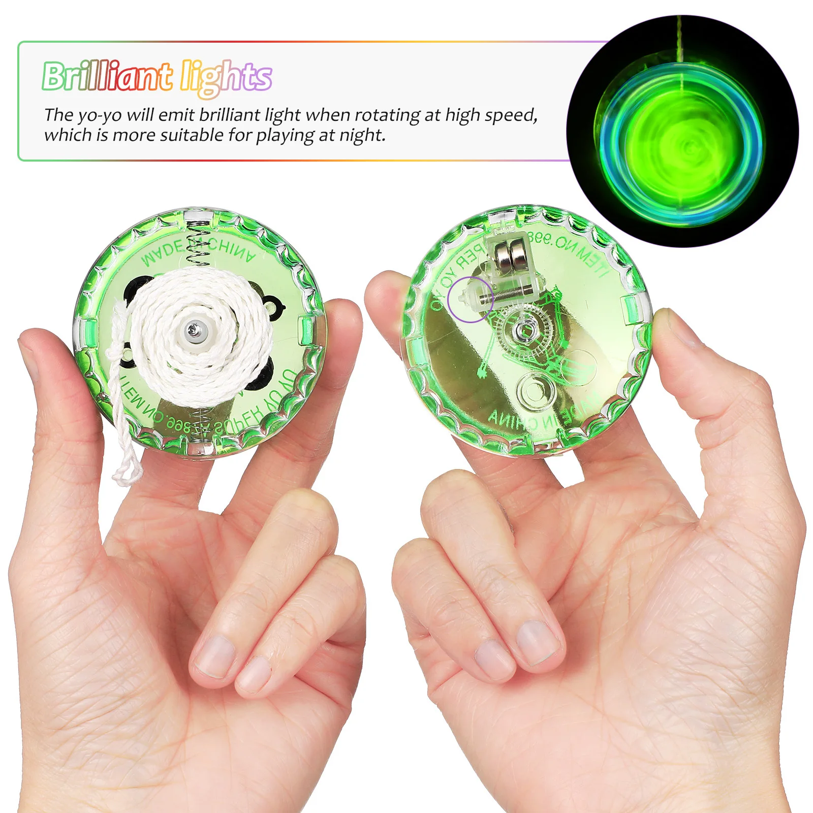 6 Pcs Led Light up Yoyo Party Favor Kids Toys Toddler Balls for Children Favors
6 Pcs Led Light up Yoyo Party Favor Kids Toys Toddler Balls for Children Favors