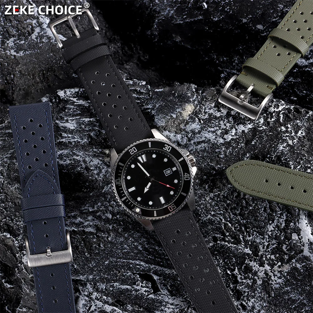 Quick Release Durable Sailcloth Watch Band Leather Watch Strap 18mm 20mm 22mm Watchband Accessories Perforated Wristband Belt
Quick Release Durable Sailcloth Watch Band Leather Watch Strap 18mm 20mm 22mm Watchband Accessories Perforated Wristband Belt