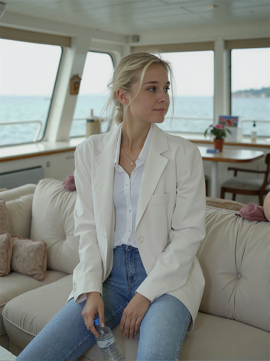 Black White Pocket Series Blended Knitted Sweaters 2025 Elegant Ladies Office Daily High-Quality Sun-Proof Back-Slit Aesthetic
Black White Pocket Series Blended Knitted Sweaters 2025 Elegant Ladies Office Daily High-Quality Sun-Proof Back-Slit Aesthetic