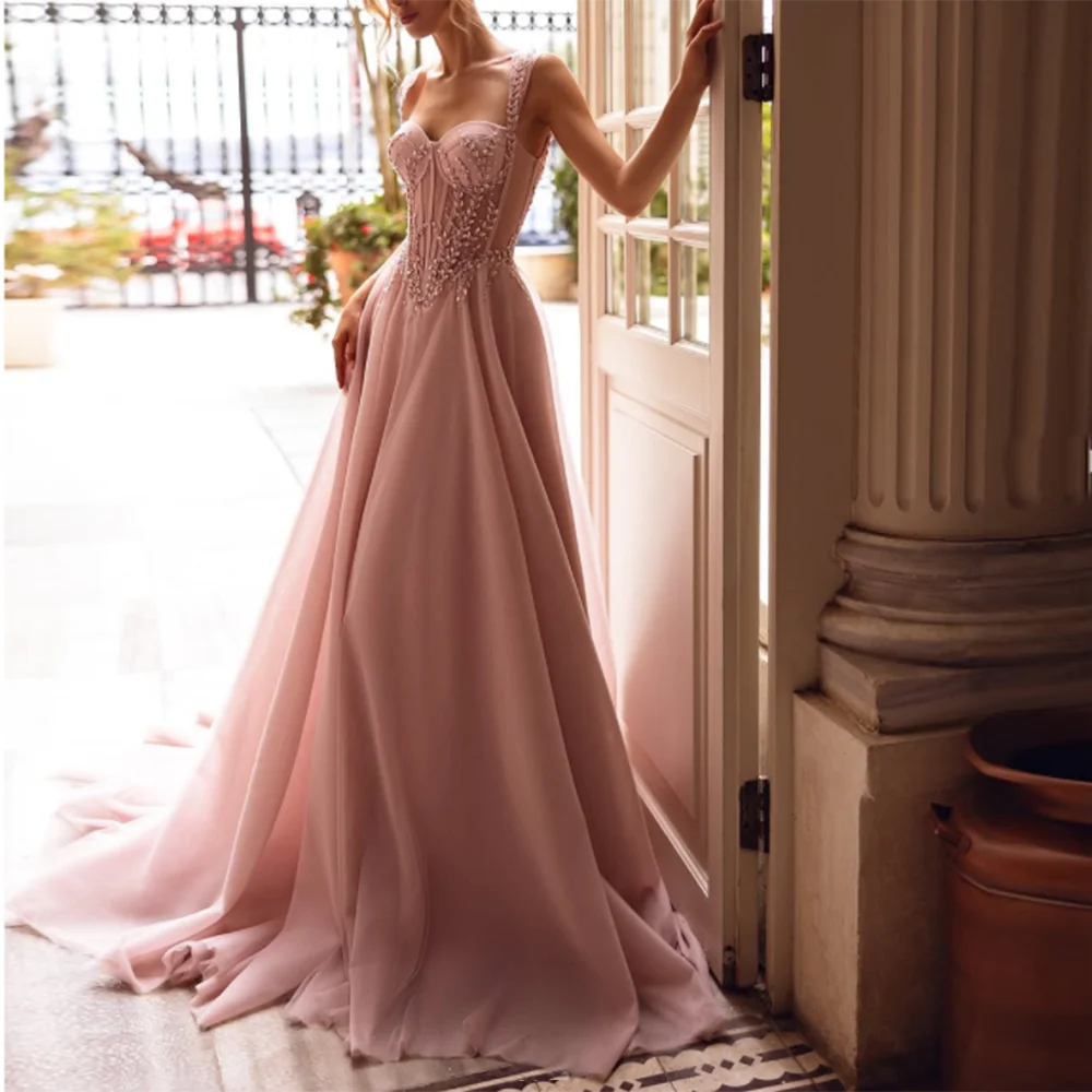 Customized Pink Mermaid Prom Dresses Floor-Length Sweetheart Sleeveless Evening Gown Fashion Sequined Draped Backless Lace-Up
Customized Pink Mermaid Prom Dresses Floor-Length Sweetheart Sleeveless Evening Gown Fashion Sequined Draped Backless Lace-Up