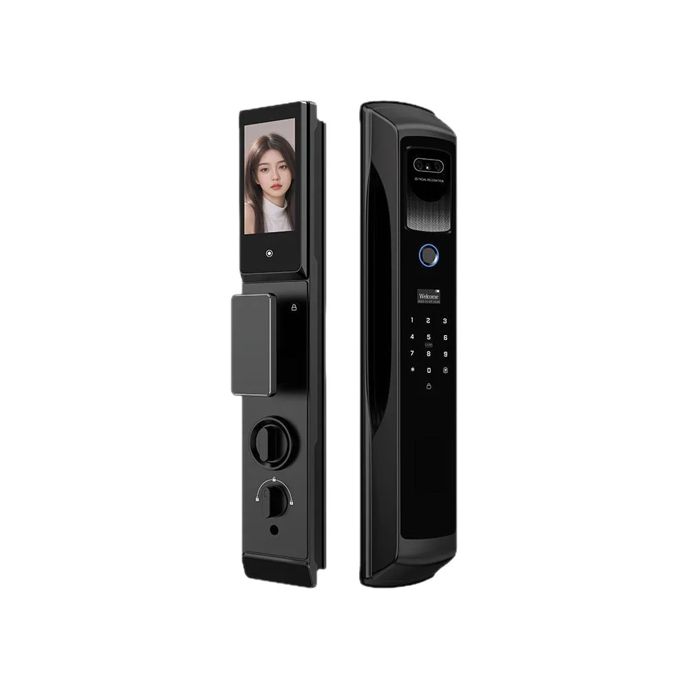 Anti-theft door 3D facial recognition palm vein smart password fingerprint lock Active monitoring intercom smart lock
Anti-theft door 3D facial recognition palm vein smart password fingerprint lock Active monitoring intercom smart lock