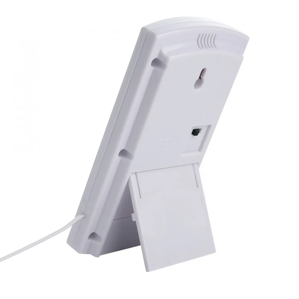 Indoor Outdoor Thermometer Hygrometer LCD Display -50℃-70℃ Temperature Gauge 10%∽99%RH Humidity Meter for Home Office Monitor
Indoor Outdoor Thermometer Hygrometer LCD Display -50℃-70℃ Temperature Gauge 10%∽99%RH Humidity Meter for Home Office Monitor