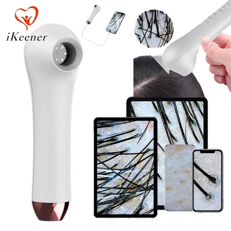1000X Magnifier HD Scalp Skin Analyzer Pro 4K Blackhead Pore Detection Hair Follicle Test Digital USB Microscope Testing
1000X Magnifier HD Scalp Skin Analyzer Pro 4K Blackhead Pore Detection Hair Follicle Test Digital USB Microscope Testing