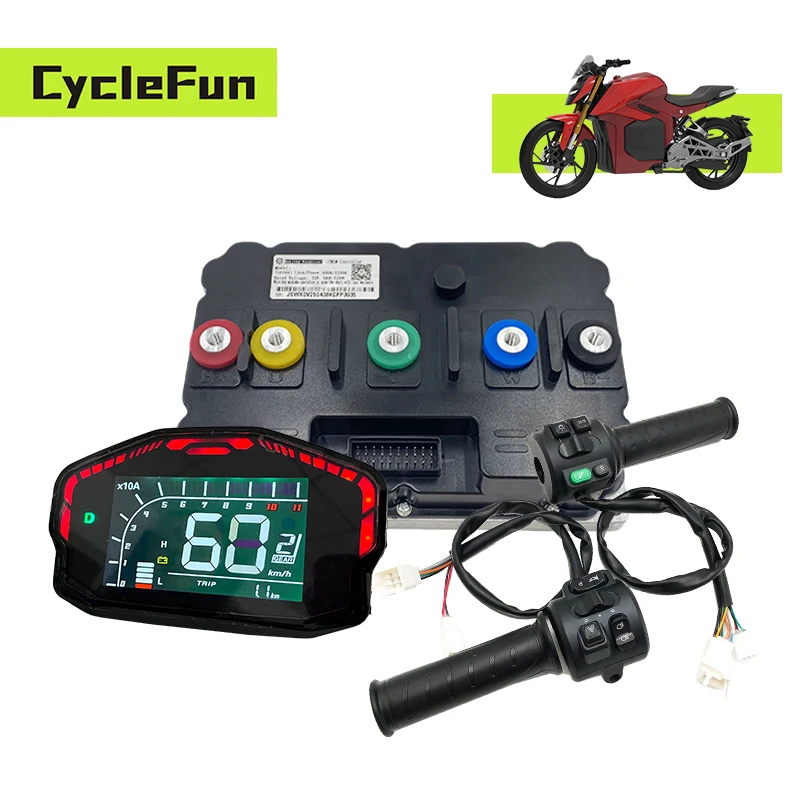 800A BLDC 10-15KW FarDriver ND721800 Контроллер электрического мотоцикла с дроссельной заслонкой T08 и дисплеем DKD YXT
800A BLDC 10-15KW FarDriver ND721800 Контроллер электрического мотоцикла с дроссельной заслонкой T08 и дисплеем DKD YXT